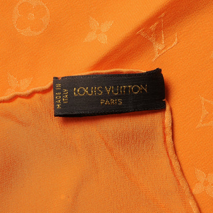 Louis Vuitton Silk Monogram Monaco Scarf Orange 5 of 5