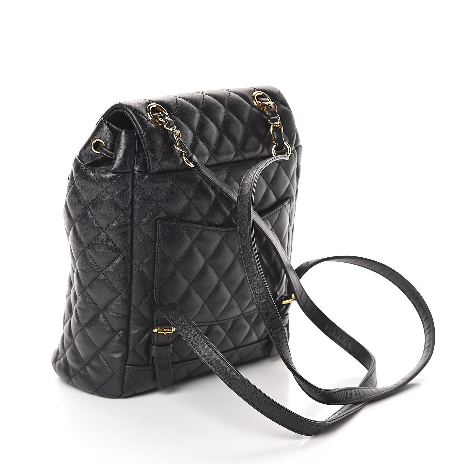 Chanel Lambskin Quilted Small Urban Spirit Backpack Black 2 of 9