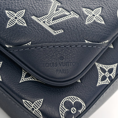 Louis Vuitton Monogram Shadow G65 Trio Messenger Navy 10 of 11