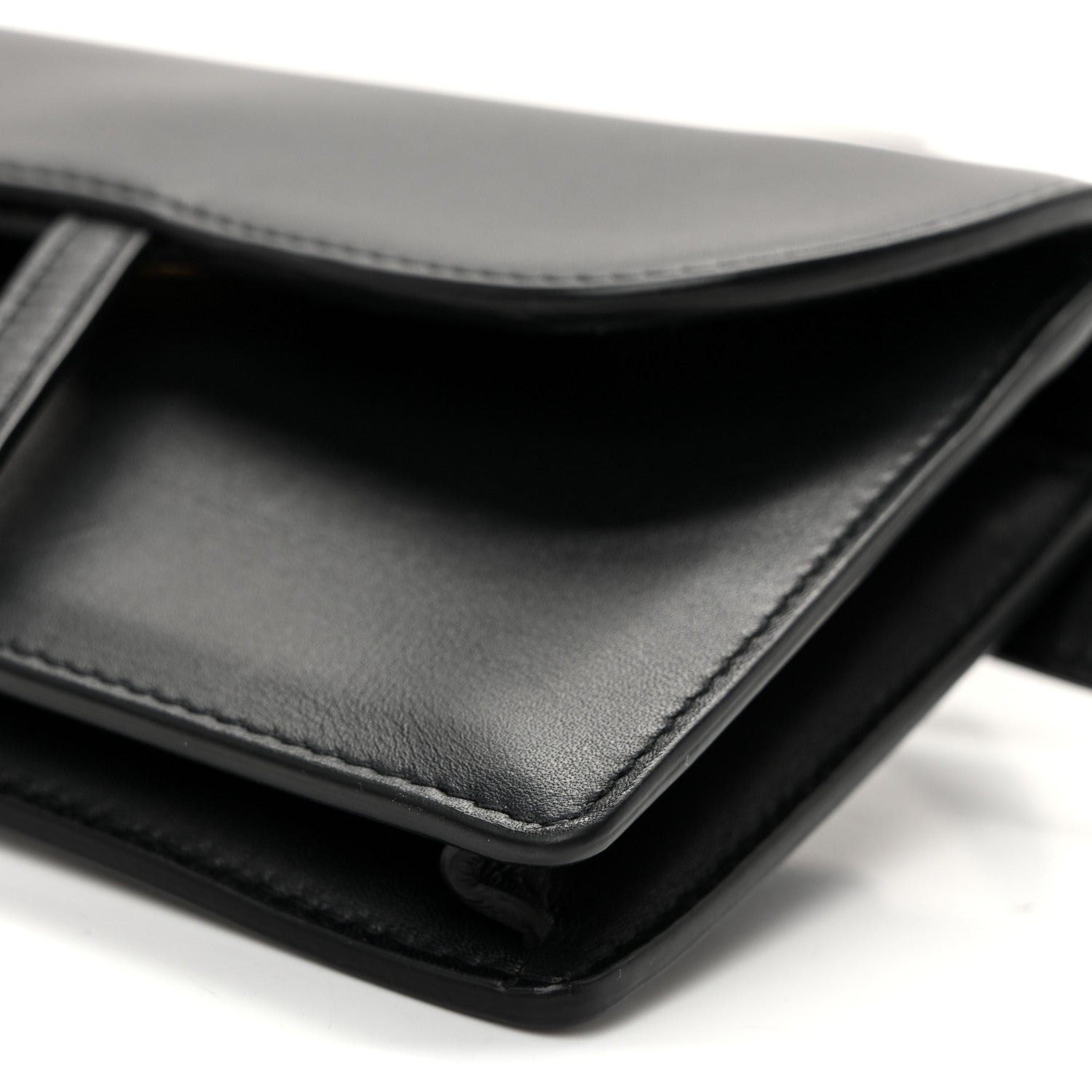 Christian Dior Calfskin Saddle Belt Bag Black 10 of 10