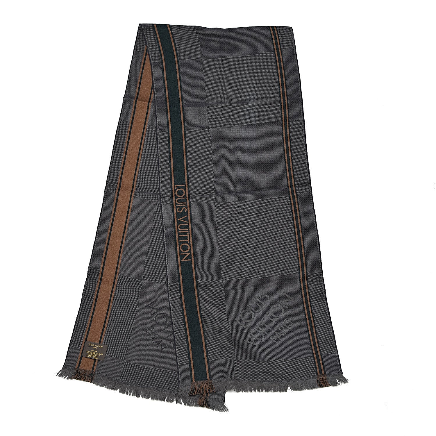 Louis Vuitton Wool Logo Scarf 3 of 5