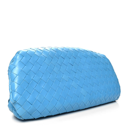 Bottega Veneta Nappa Maxi Intrecciato The Pouch Oversized Clutch Swimming Pool 4 of 13