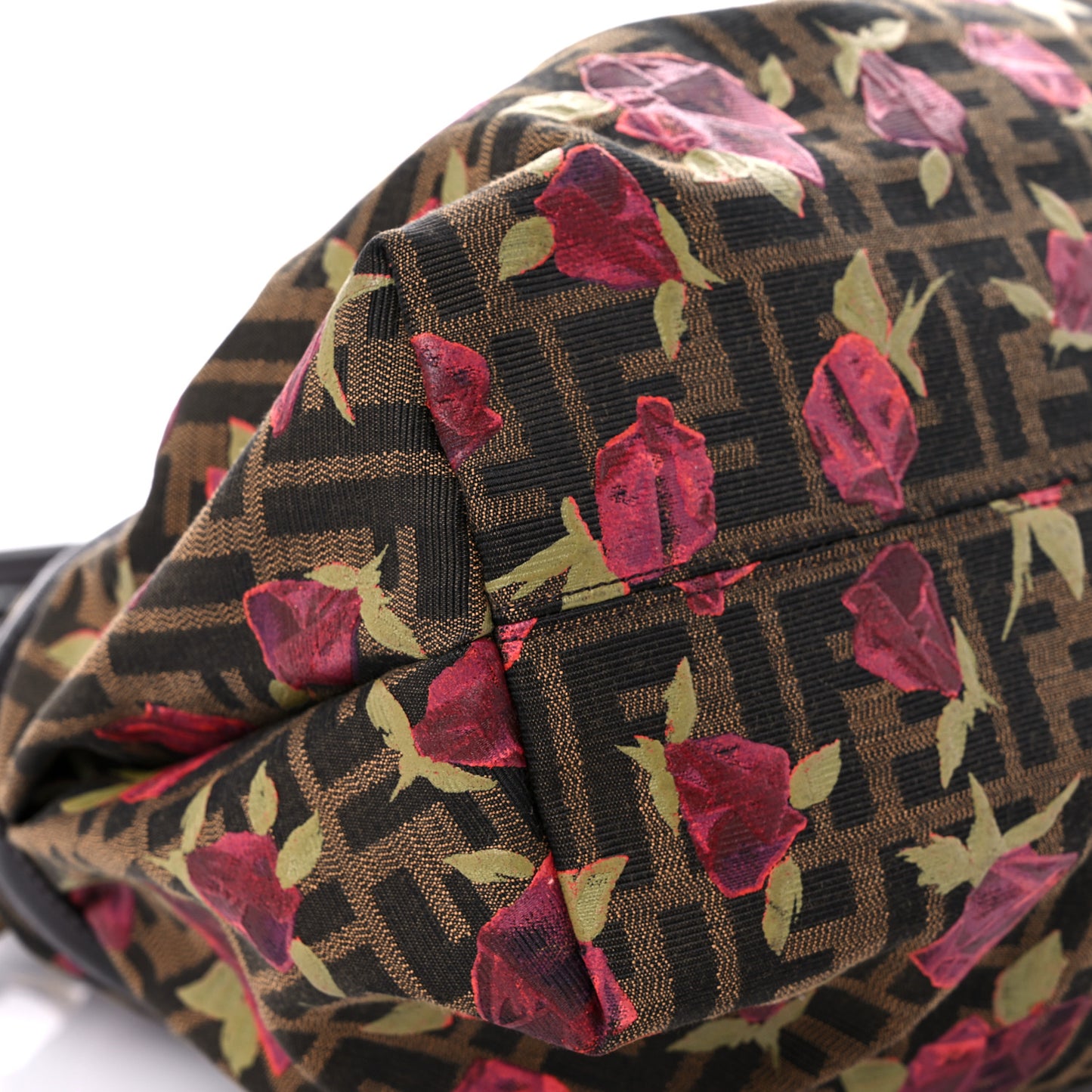 Zucca Rose Large Chef Shopper Tote Tobacco
