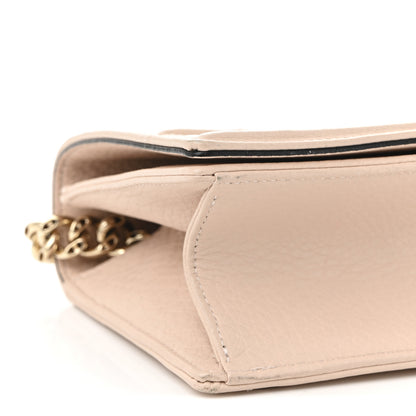 Christian Dior Grained Calfskin Small Diorama Flap Bag Nude 8 of 9