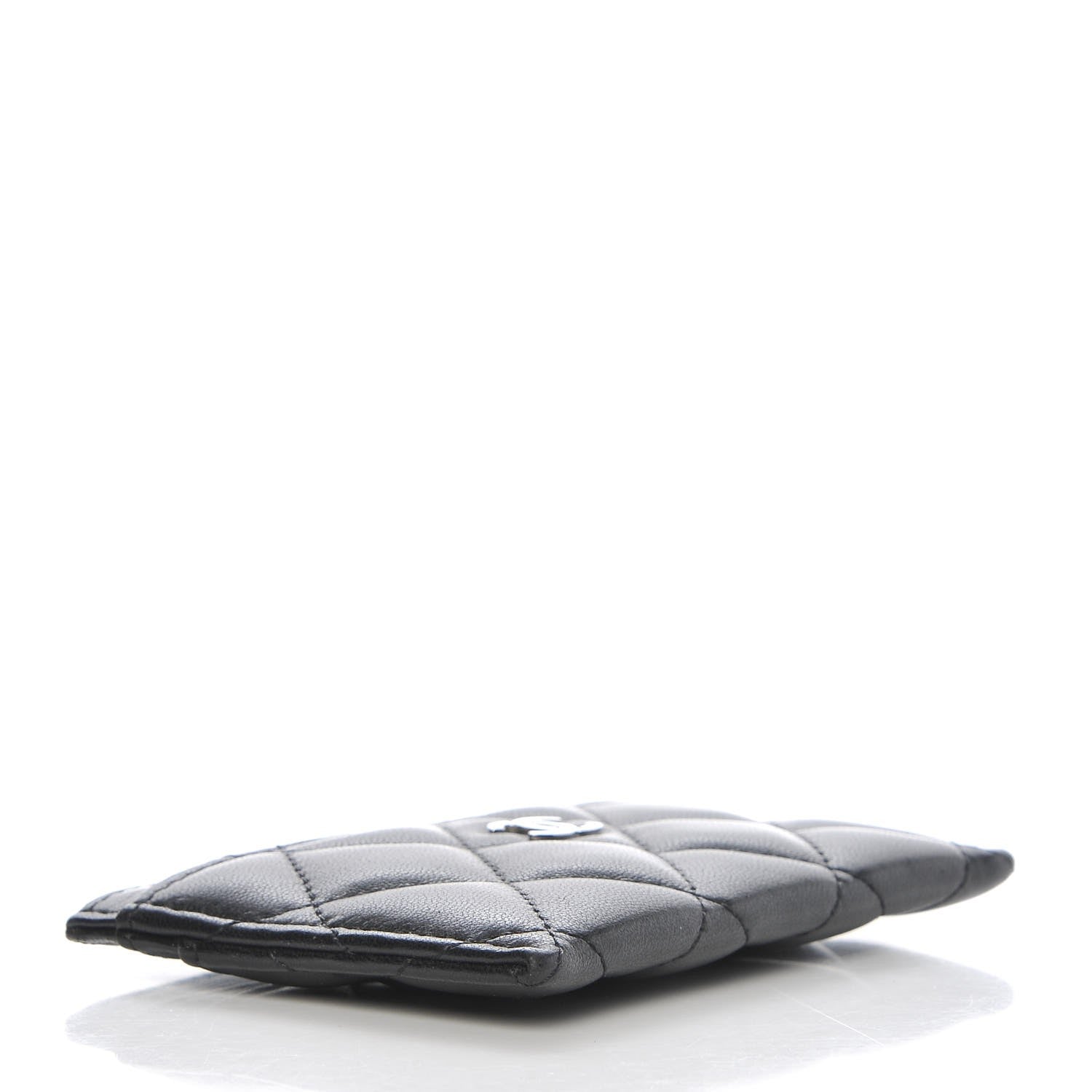Chanel Lambskin Quilted Card Holder Black 4 of 8