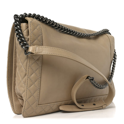 Chanel Calfskin Large Boy Reverso Flap  Beige 3 of 10