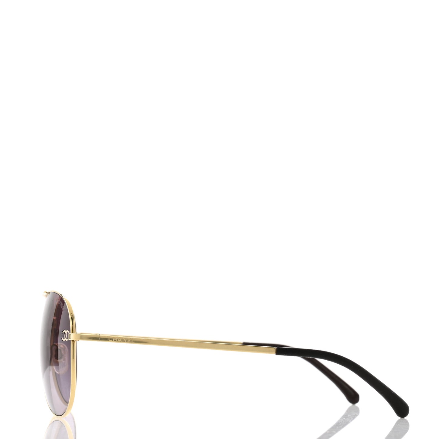 Metal Aviator CC Sunglasses 4189-T-Q Purple