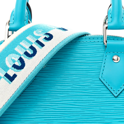 Louis Vuitton Epi Jacquard Alma BB Turquoise 7 of 9