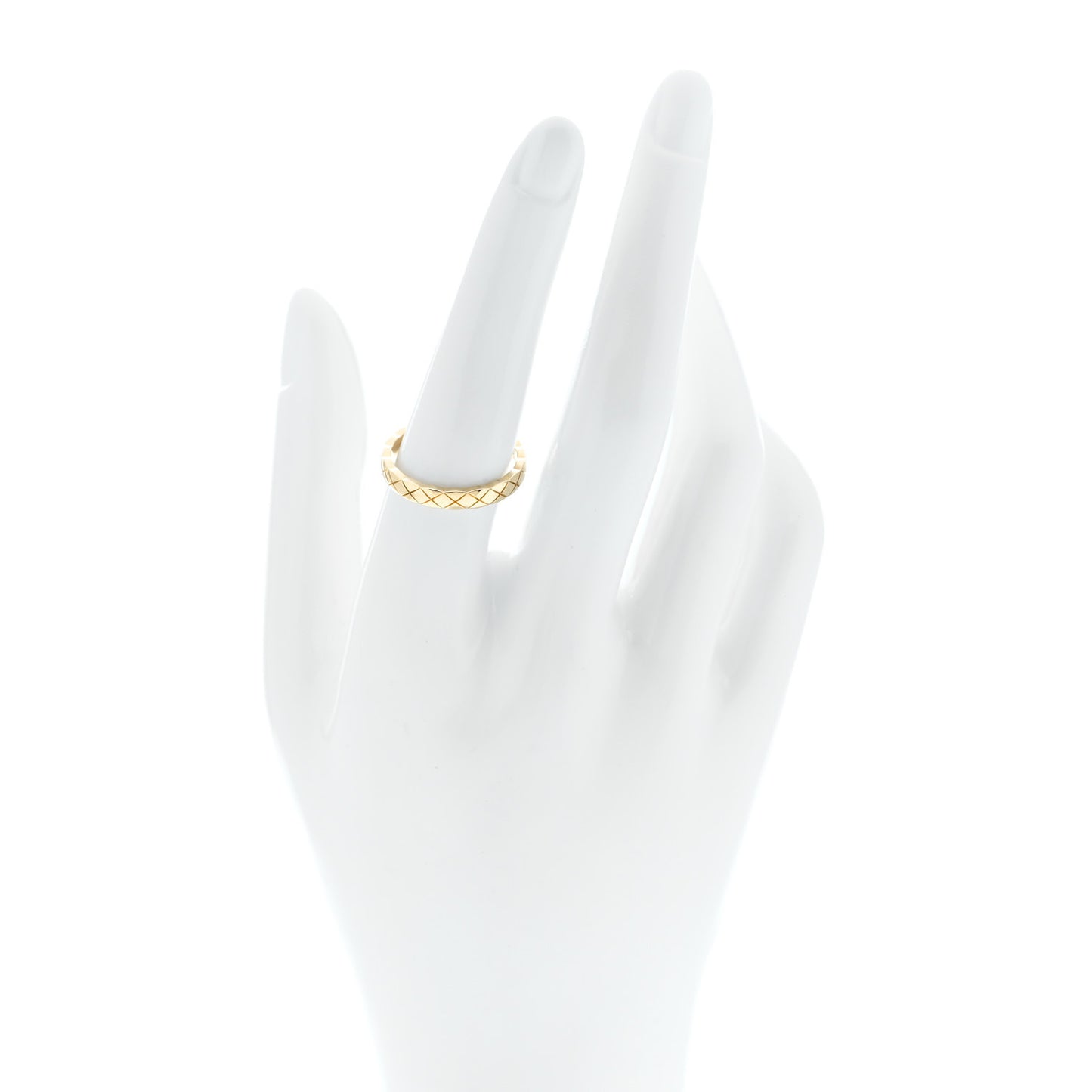 18K Yellow Gold Mini Coco Crush Ring 56 7.5