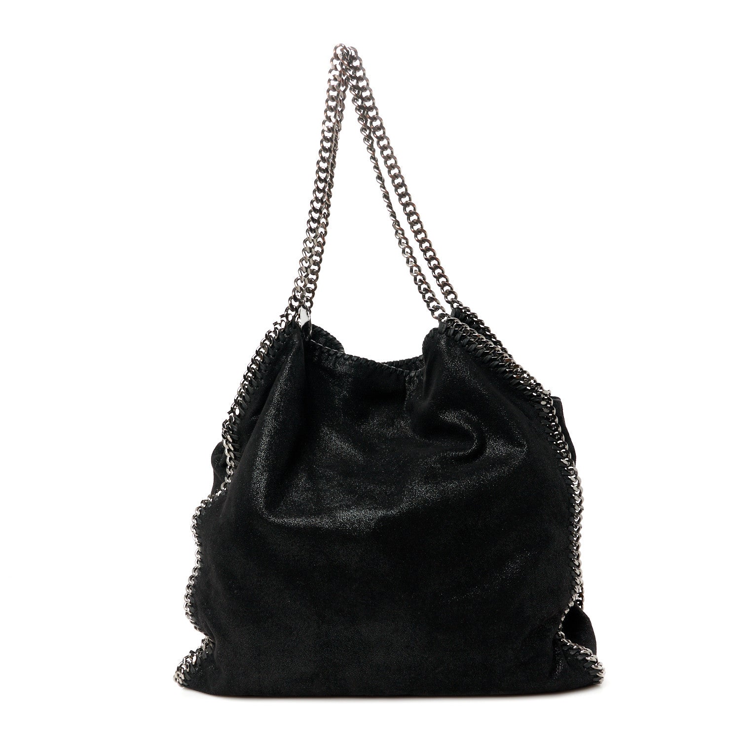 Stella McCartney Shaggy Deer Falabella Fold Over Tote Black 1 of 13