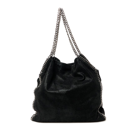 Stella McCartney Shaggy Deer Falabella Fold Over Tote Black 1 of 13