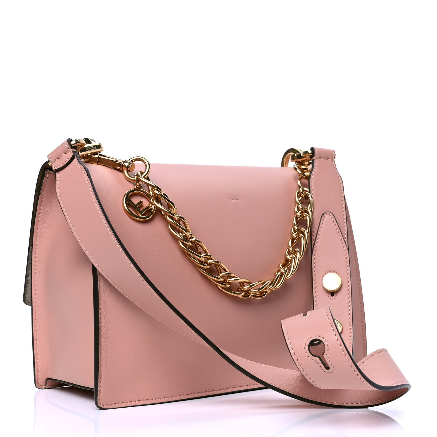 Fendi Vitello Grace Matte F is Fendi Kan U Shoulder Bag Rosa Bourbon 3 of 5