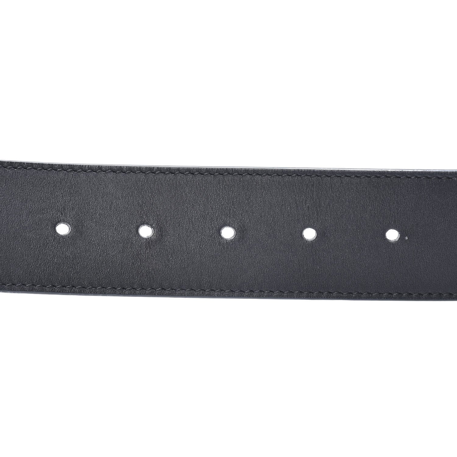 Gucci Calfskin Double G 40mm Belt 80 32 Black 4 of 6