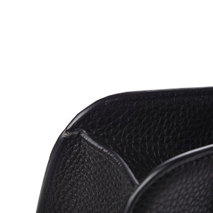Valentino Garavani Pebbled Calfskin Medium Glam Lock Rockstud Flap Black 10 of 11