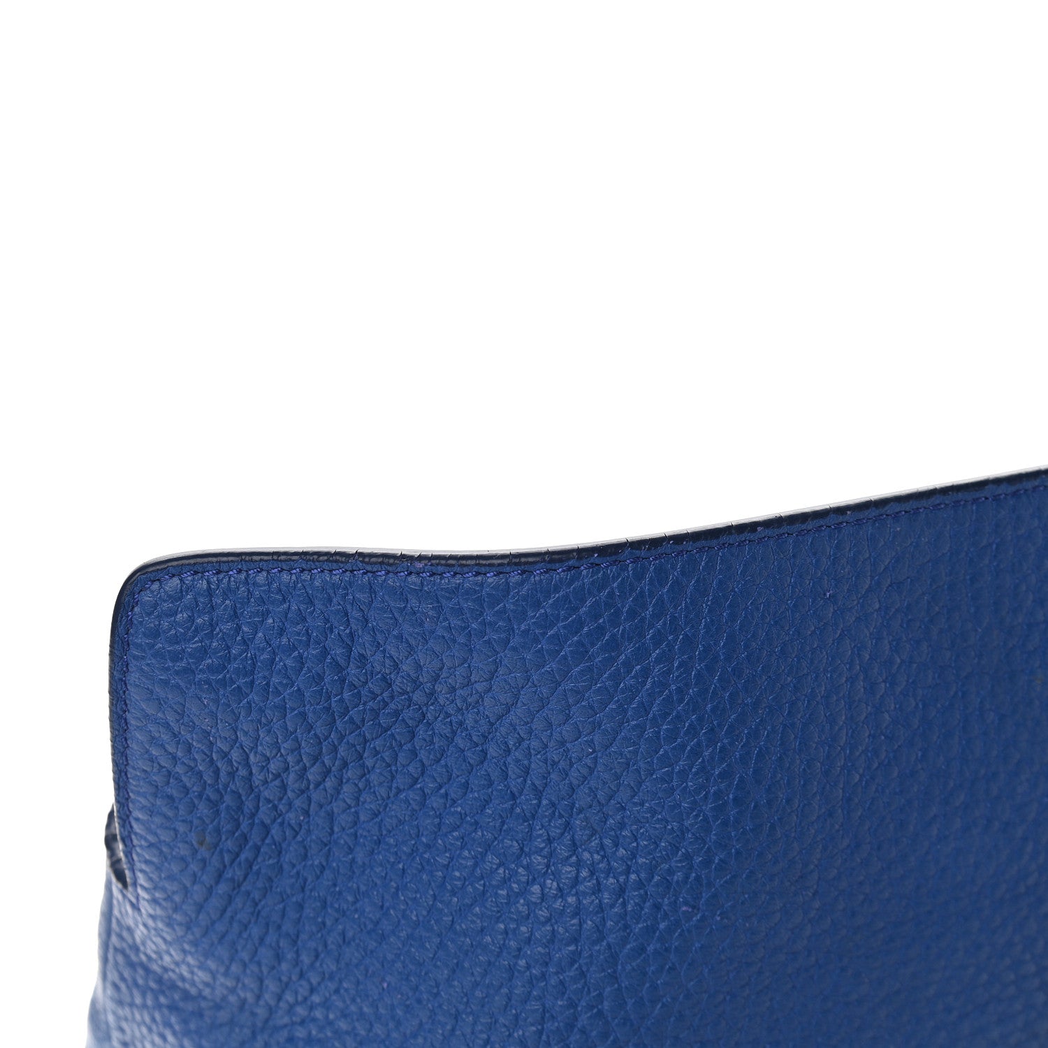 Burberry Grainy Calfskin Medium Baynard Tote Brilliant Blue 10 of 12