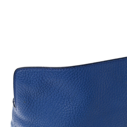 Burberry Grainy Calfskin Medium Baynard Tote Brilliant Blue 10 of 12