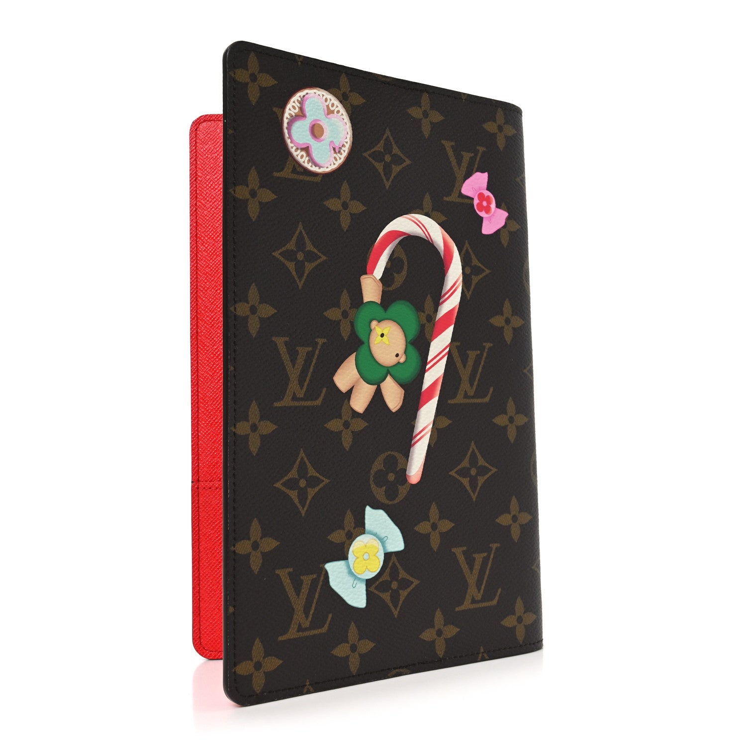 Louis Vuitton Monogram Emily Notebook Cover MM Coquelicot 3 of 6