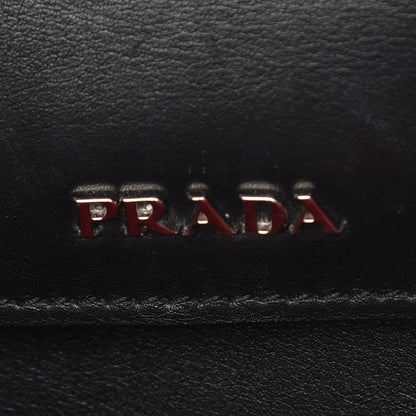 Prada Lux Calfskin Large Convertible Top Handle Tote Black 8 of 17