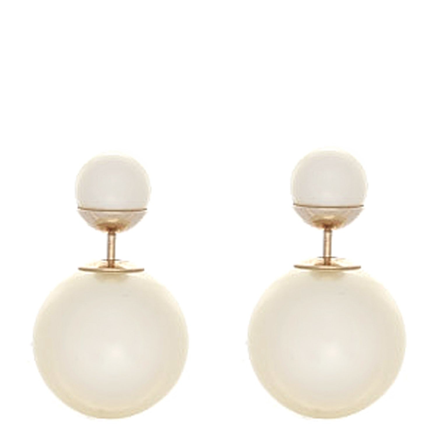 Christian Dior Pearl Mise En Dior Tribal Earrings 1 of 4