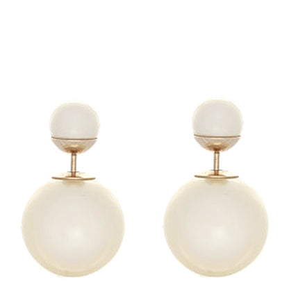 Christian Dior Pearl Mise En Dior Tribal Earrings 1 of 4