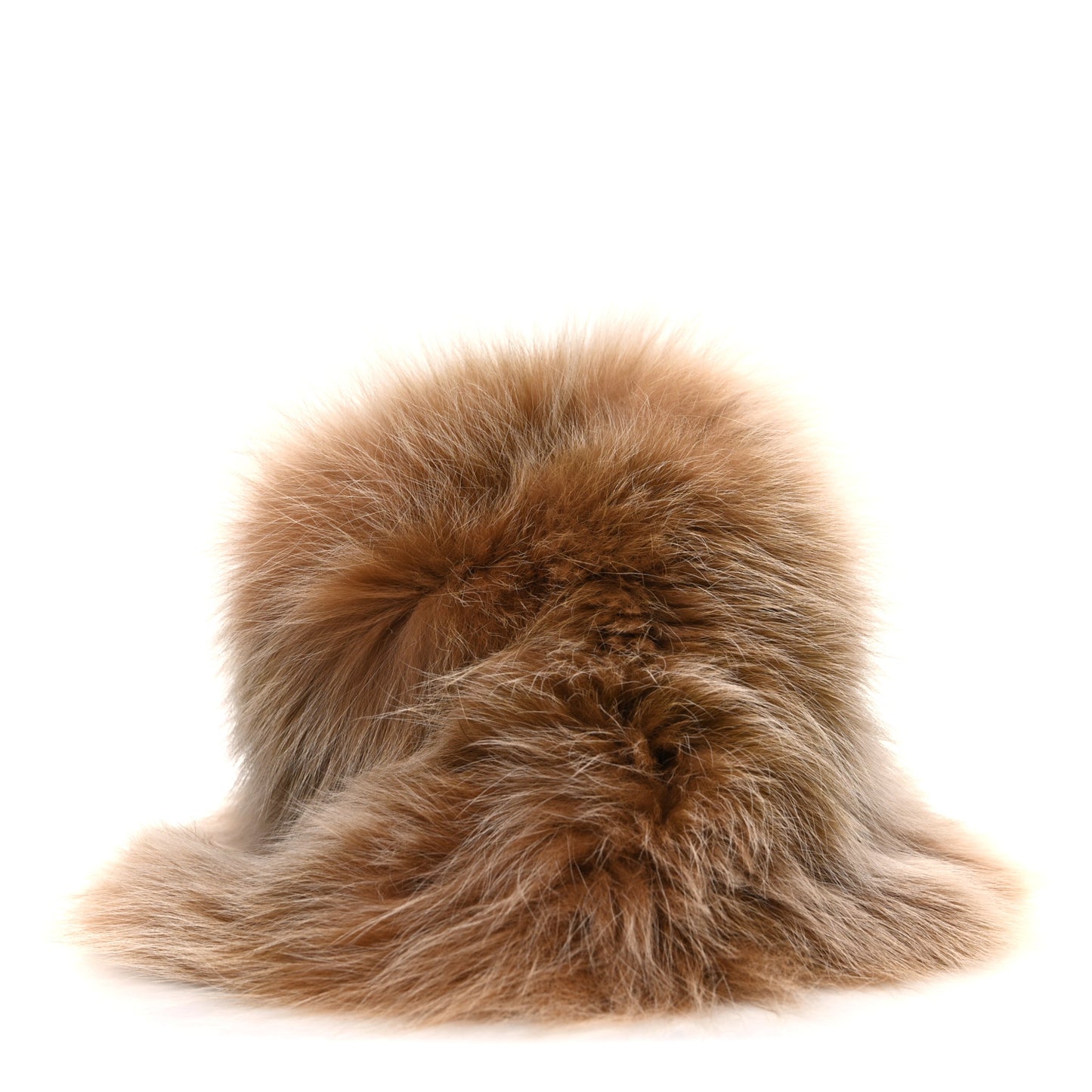 Fox Fur Bucket Hat M Camel