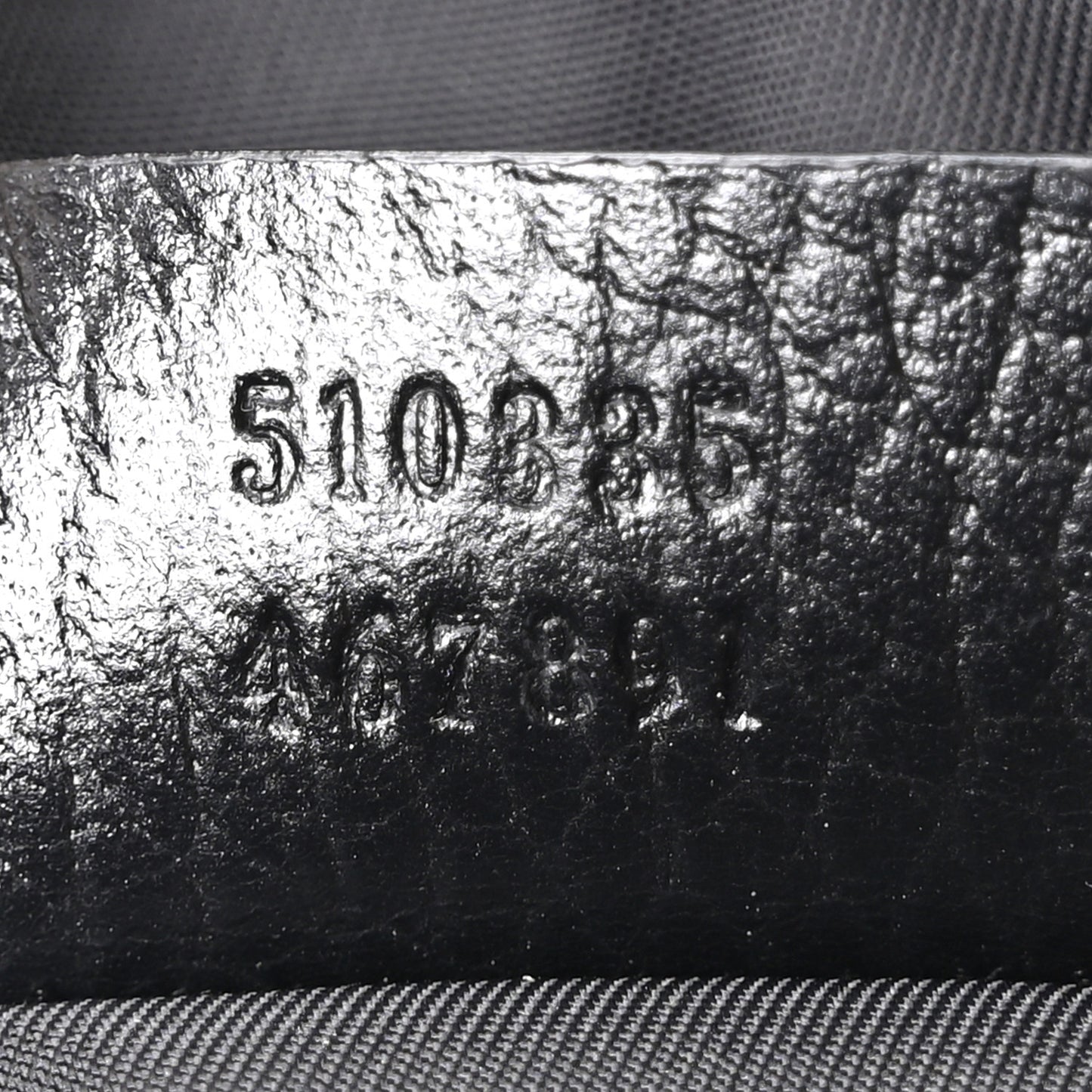 Nylon Monogram Double Buckle Flap Messenger Bag Black