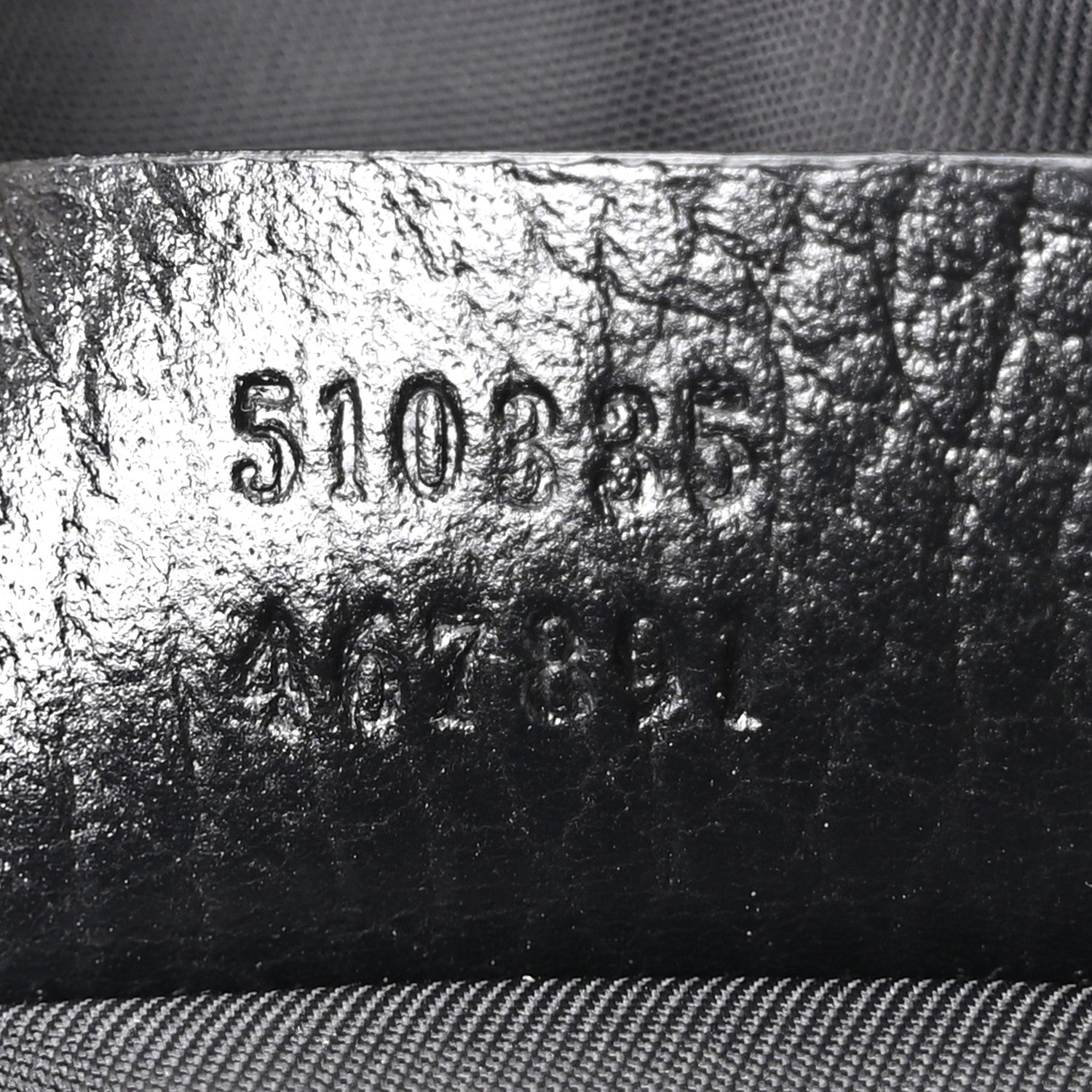 Gucci Nylon Monogram Double Buckle Flap Messenger Bag Black 7 of 10