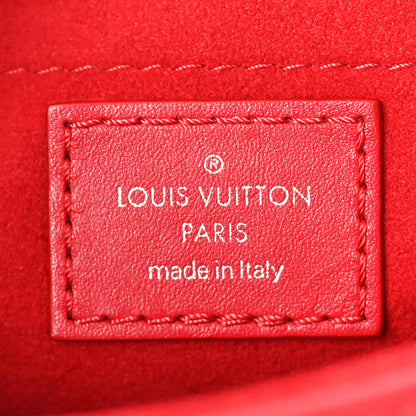 Louis Vuitton Calfskin New Wave Chain MM Ecarlate 6 of 9