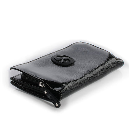 Gucci Patent Leather Blondie Continental Wallet Black 4 of 7