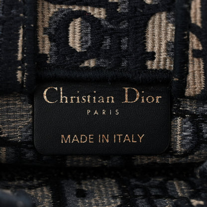 Christian Dior Oblique Mini Book Tote Phone Bag Blue 6 of 10