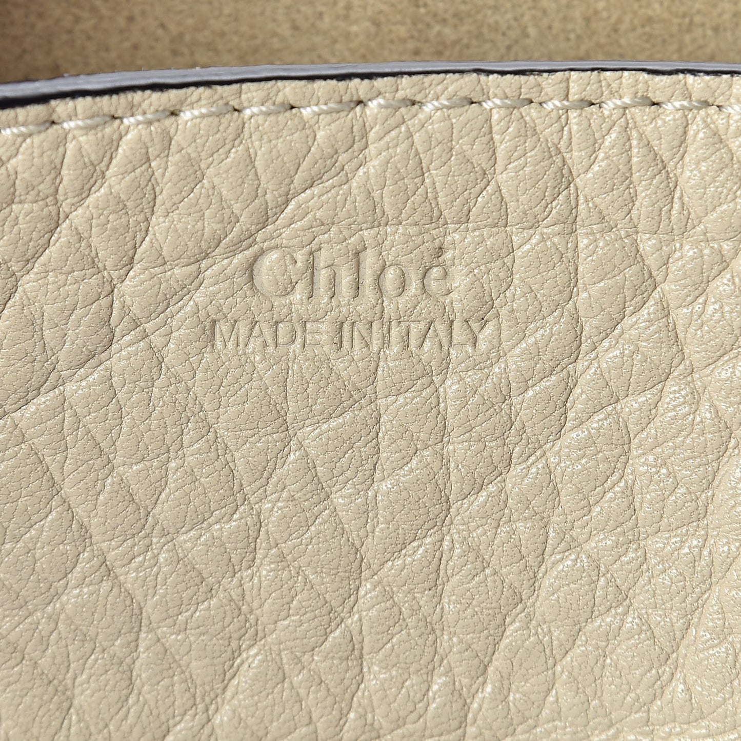 Grained Calfskin Lambskin Mini Bi-Color Drew Shoulder Bag Ivory Black