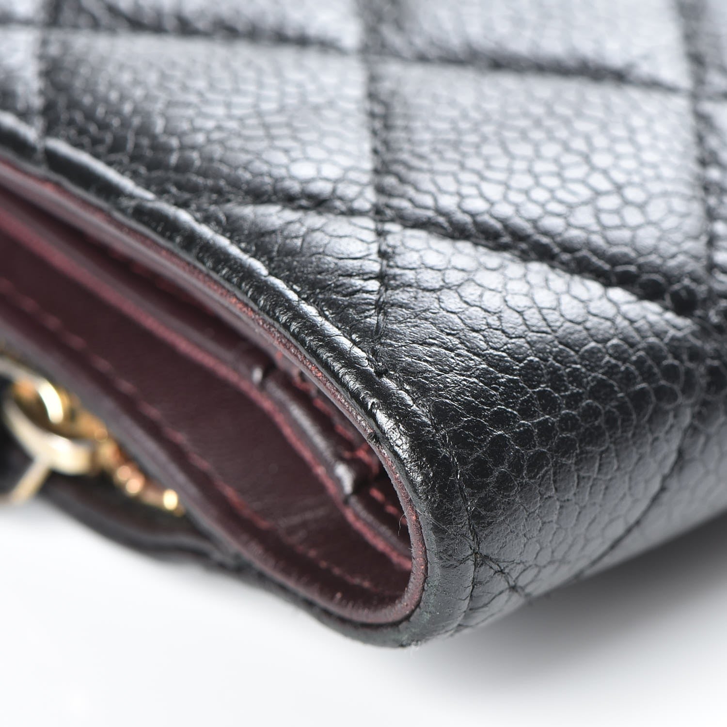 Chanel Caviar Quilted Zipped Pocket Wallet Black 15 of 15