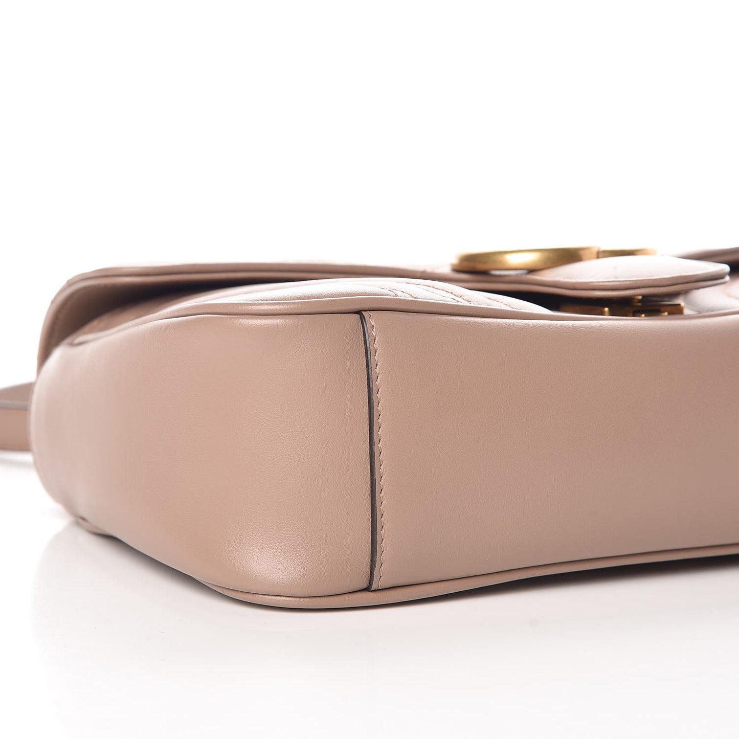 Calfskin Matelasse Small GG Marmont Shoulder Bag Porcelain Rose