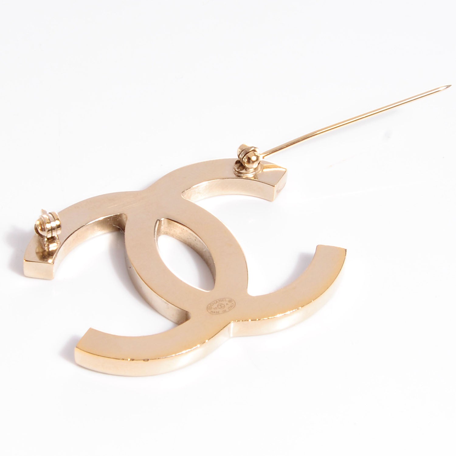 Chanel CC Mother of Pearl Brooch 3 of 5