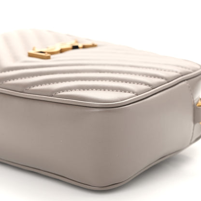 Saint Laurent Calfskin Matelasse Monogram Lou Camera Bag Greyish Brown 9 of 9