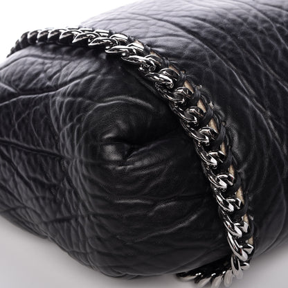 Stella McCartney Shaggy Deer Shearling Chain Falabella Tote Black 10 of 17