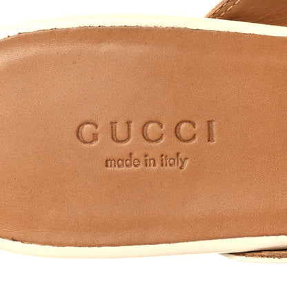 Gucci Malaga Kid Womens Princetown Slippers 36 Mystic White 8 of 9