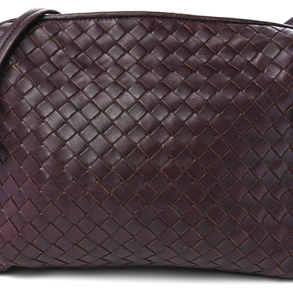 Bottega Veneta Nappa Intrecciato Nodini Crossbody Messenger Burgundy 11 of 17