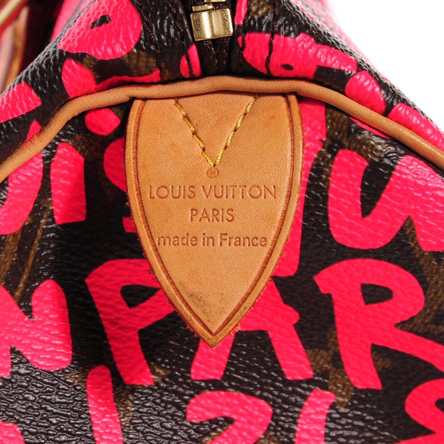 Louis Vuitton Monogram Graffiti Speedy 30 Fuchsia 7 of 7