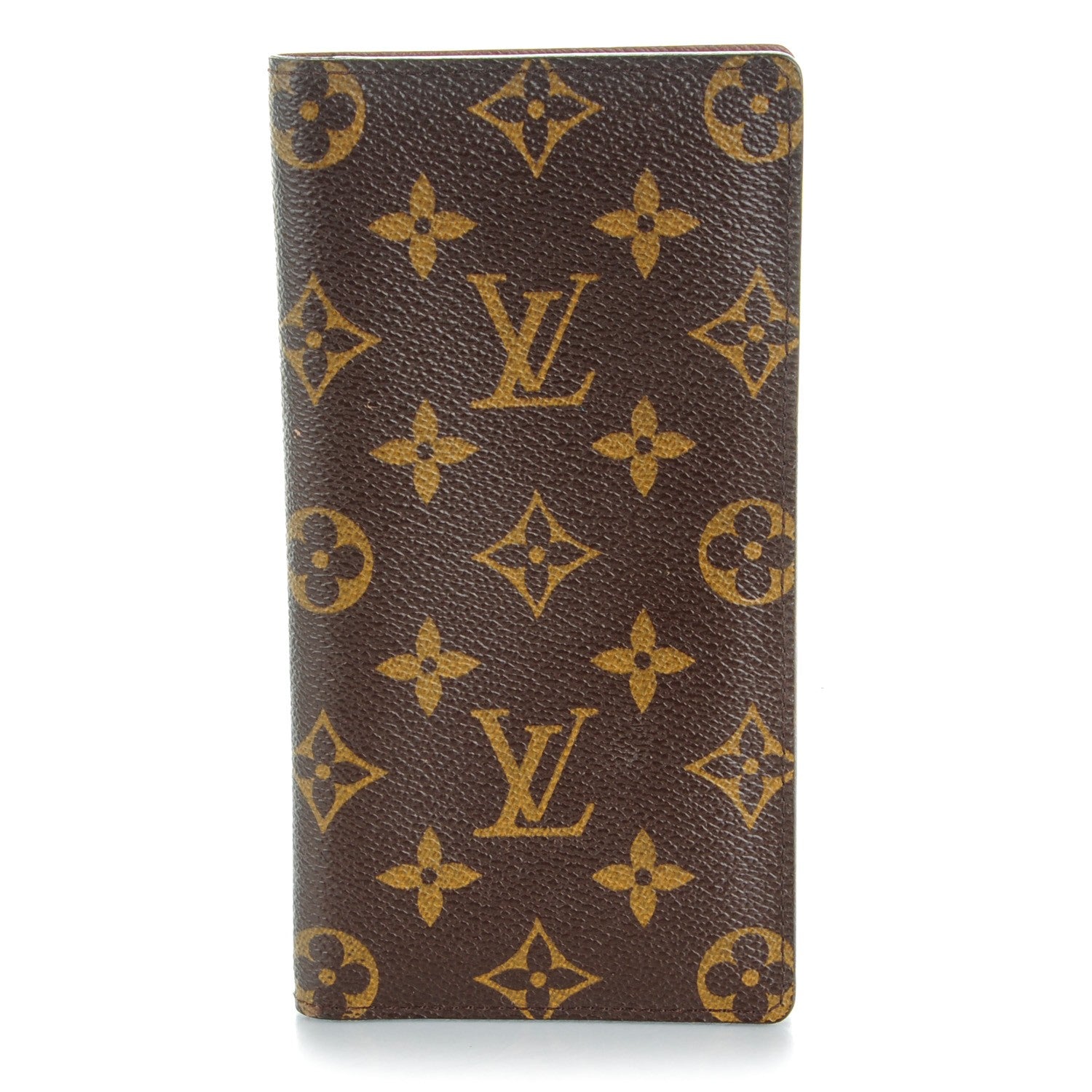Louis Vuitton Monogram Porte Valeurs Checkbook Wallet 1 of 7