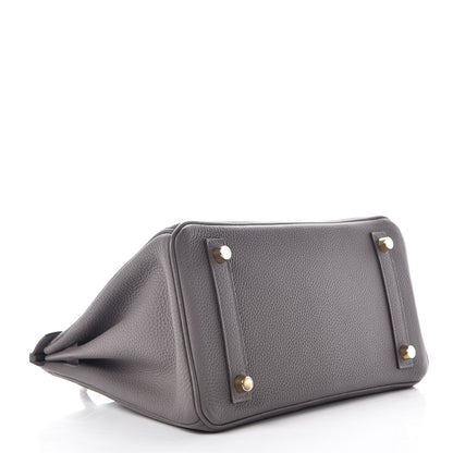 Hermes Togo Birkin 25 Etain 4 of 31