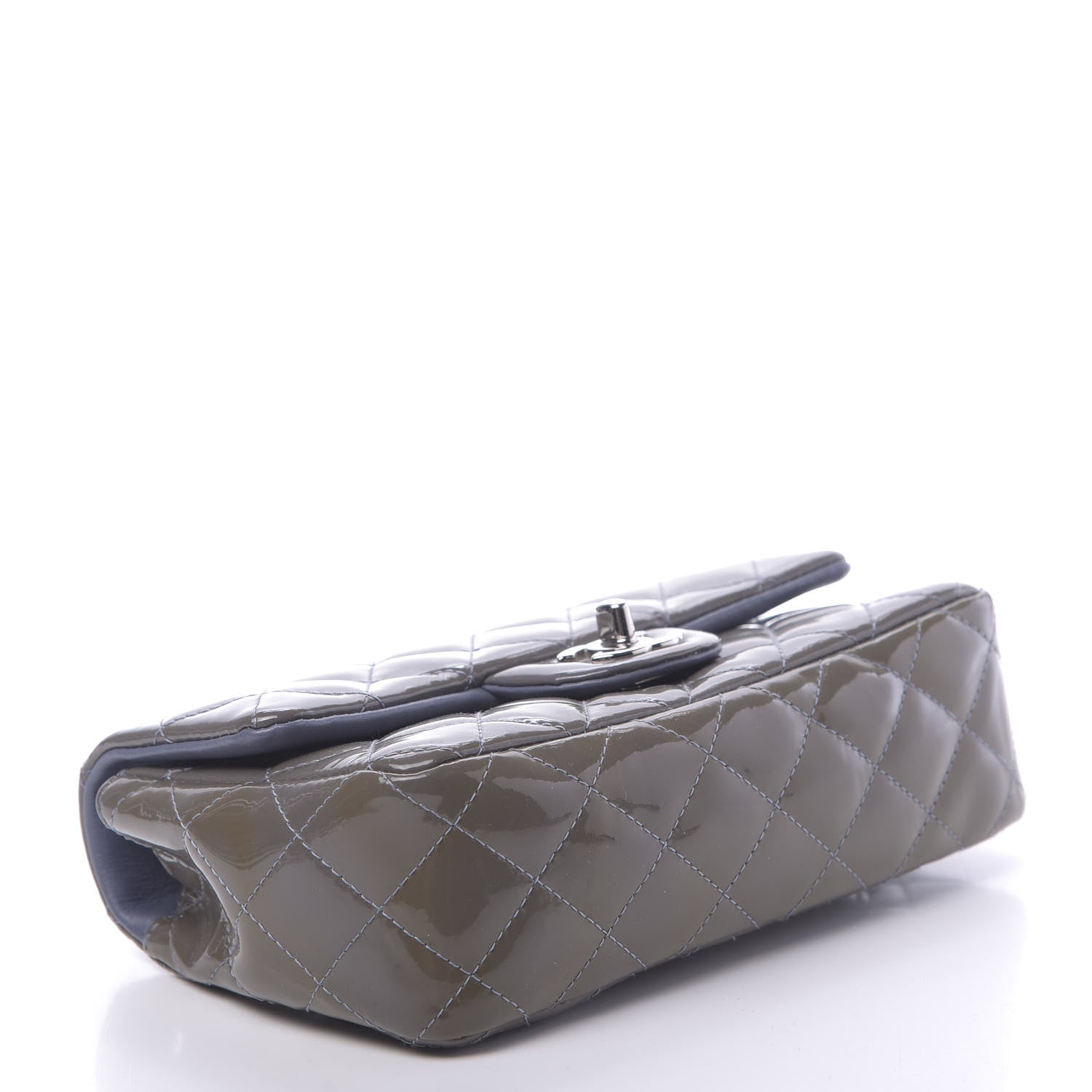 Chanel Patent Quilted Mini Flap Lavender 4 of 11