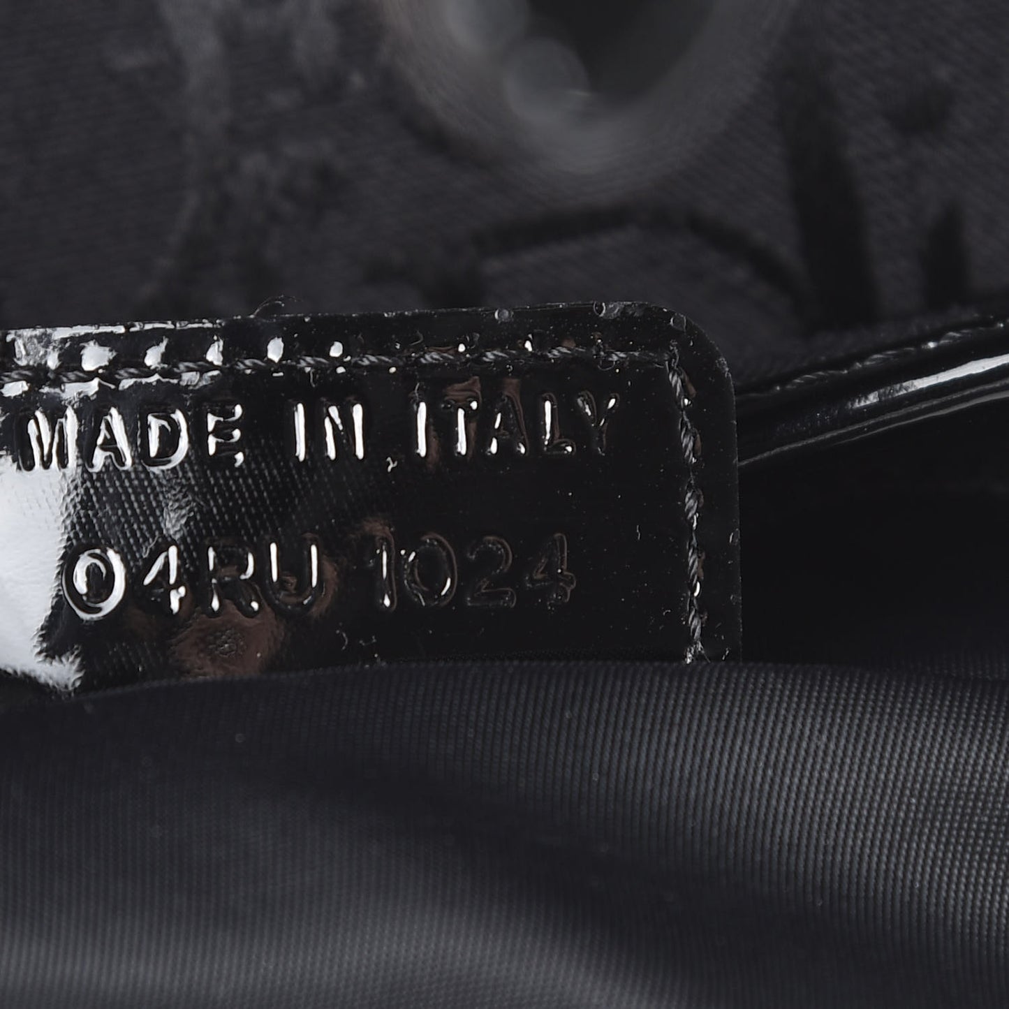Monogram Saddle Bag Black