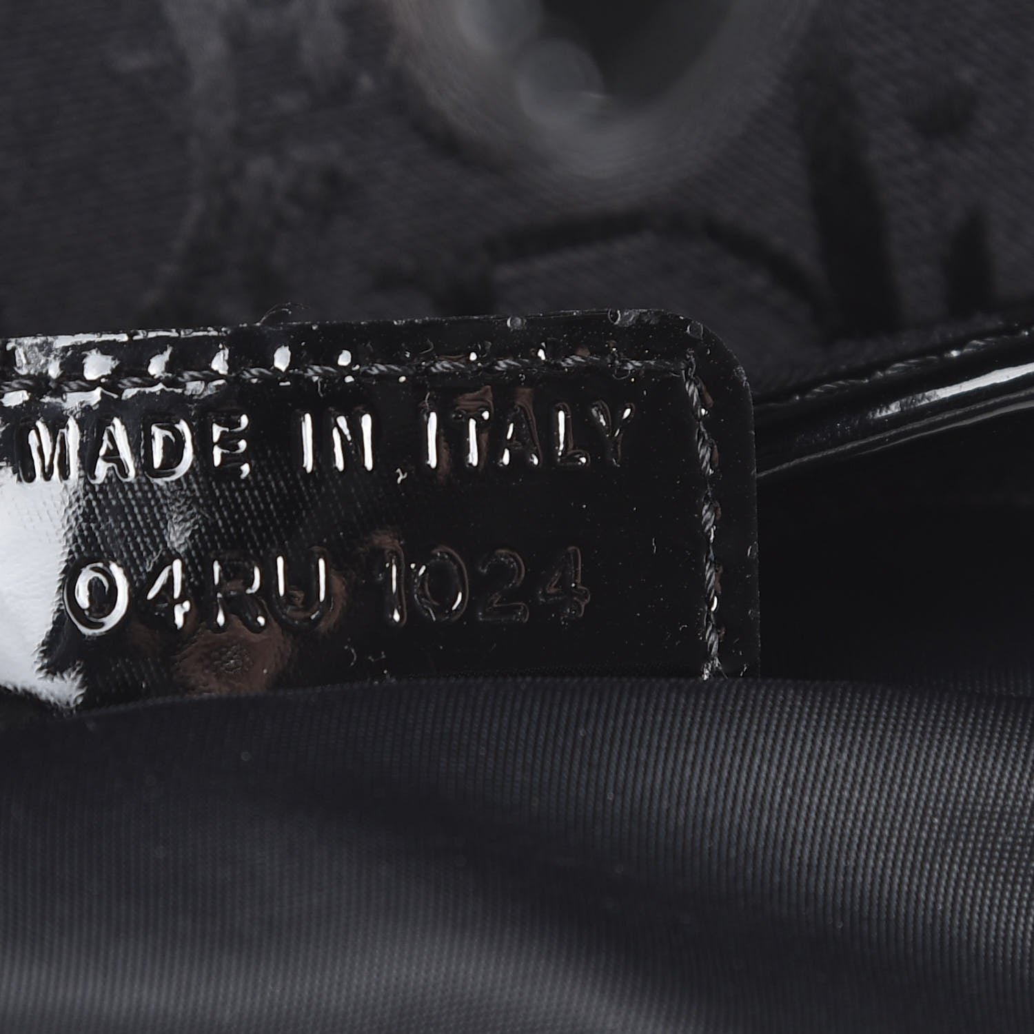 Christian Dior Monogram Saddle Bag Black 6 of 9