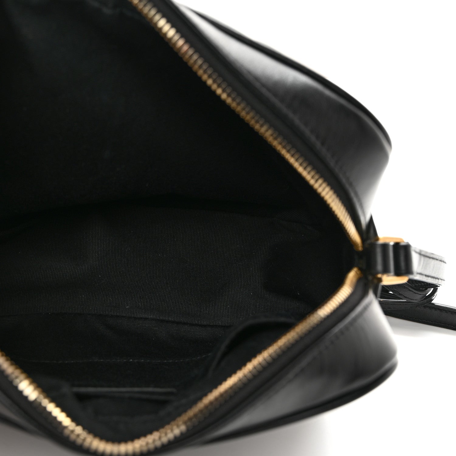Saint Laurent Calfskin Matelasse Monogram Lou Camera Bag Black 5 of 11