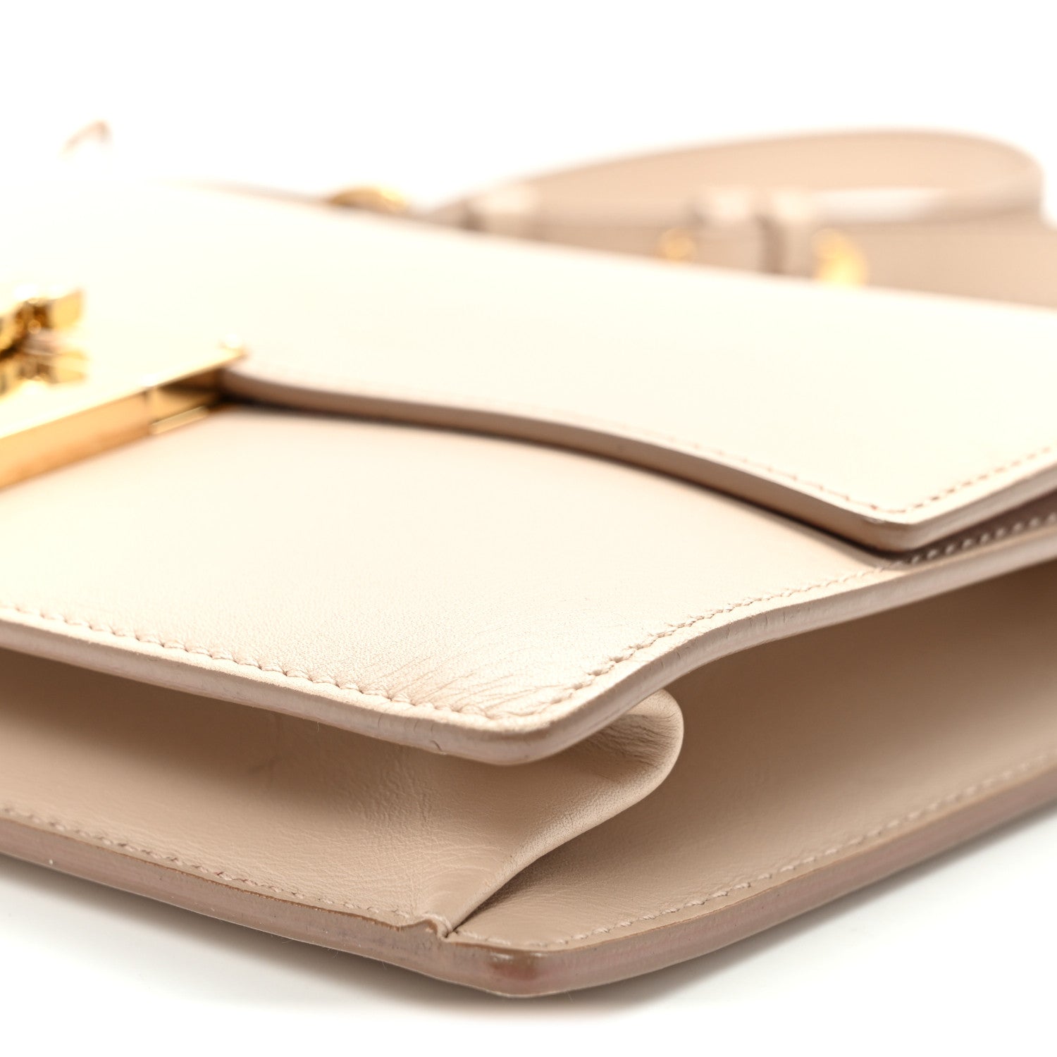 Salvatore Ferragamo Calfskin Medium Aileen Bag Beige 8 of 10