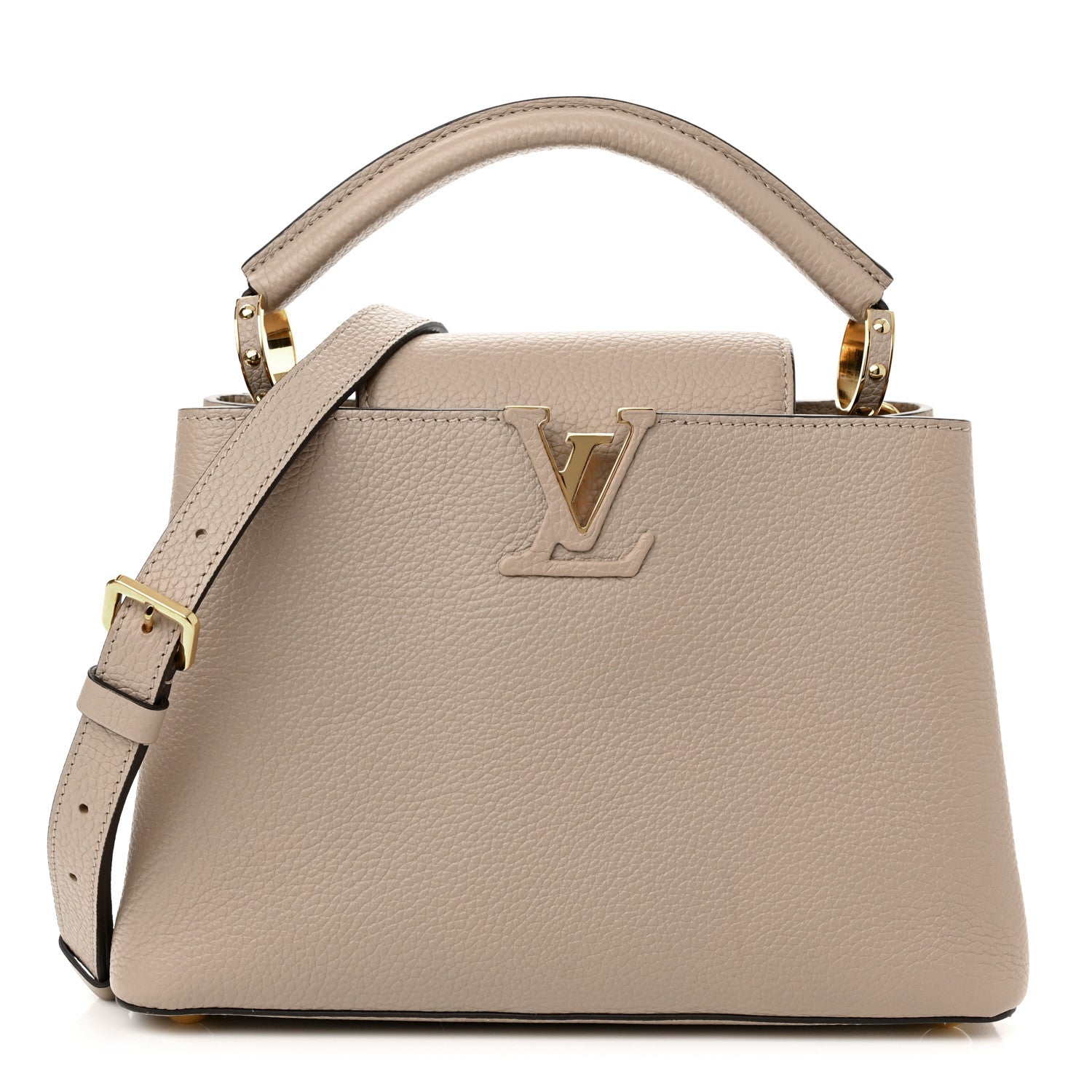 Louis Vuitton Taurillon Capucines BB Galet 1 of 10