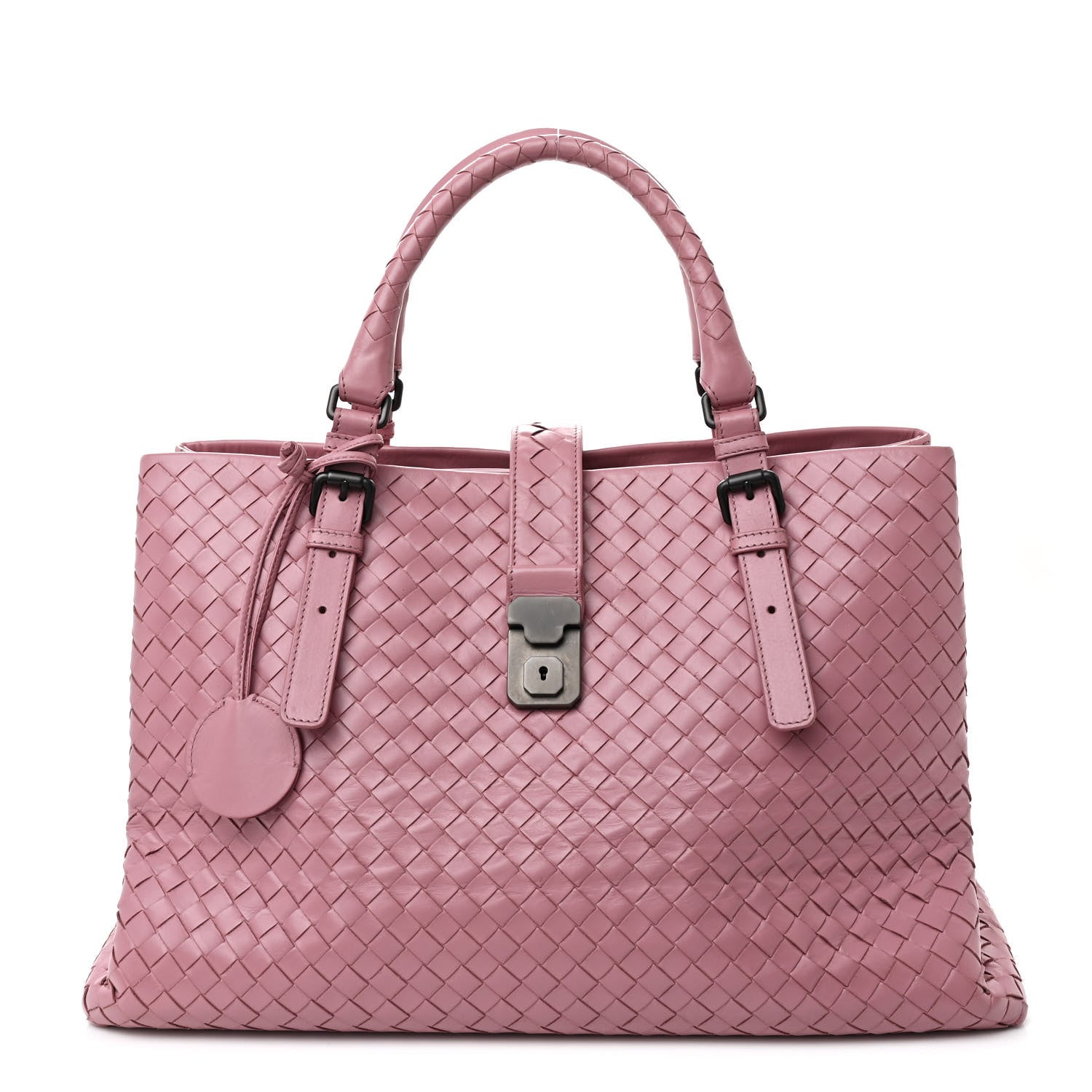 Bottega Veneta Light Calf Intrecciato Medium Roma Mallow 1 of 14