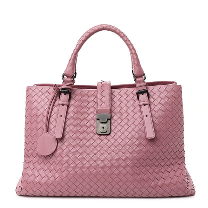Bottega Veneta Light Calf Intrecciato Medium Roma Mallow 1 of 14