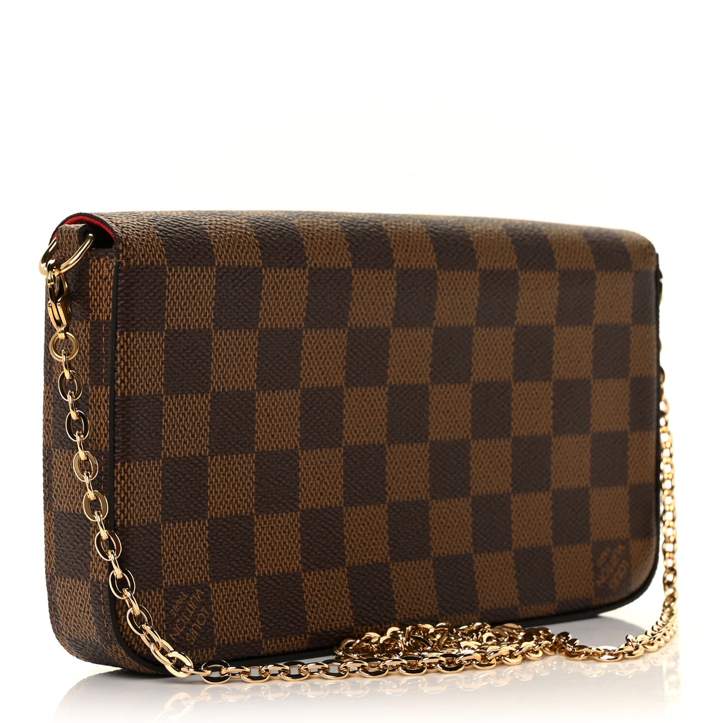 Damier Ebene Pochette Felicie Chain Wallet